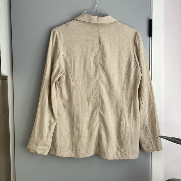 Anthro Drew linen blend light weight jacket, size S - Picture 3 of 8